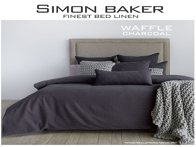 WAFFLE WEAVE GREY